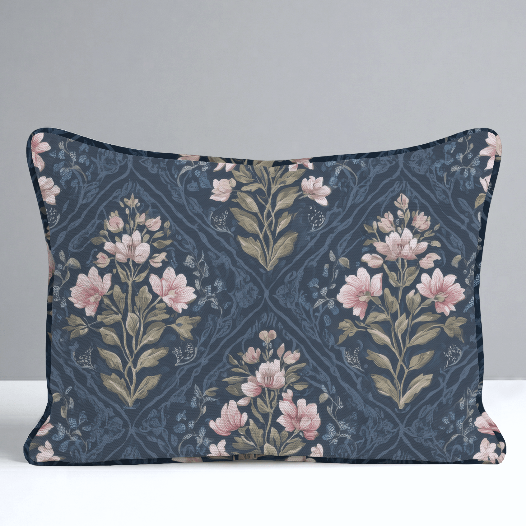 Dahlia Court Throw Pillow - Lemon Park