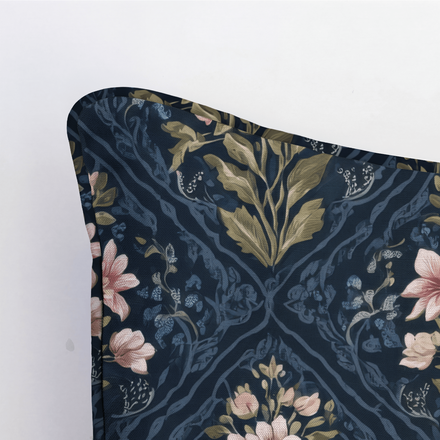 Dahlia Court Throw Pillow - Lemon Park