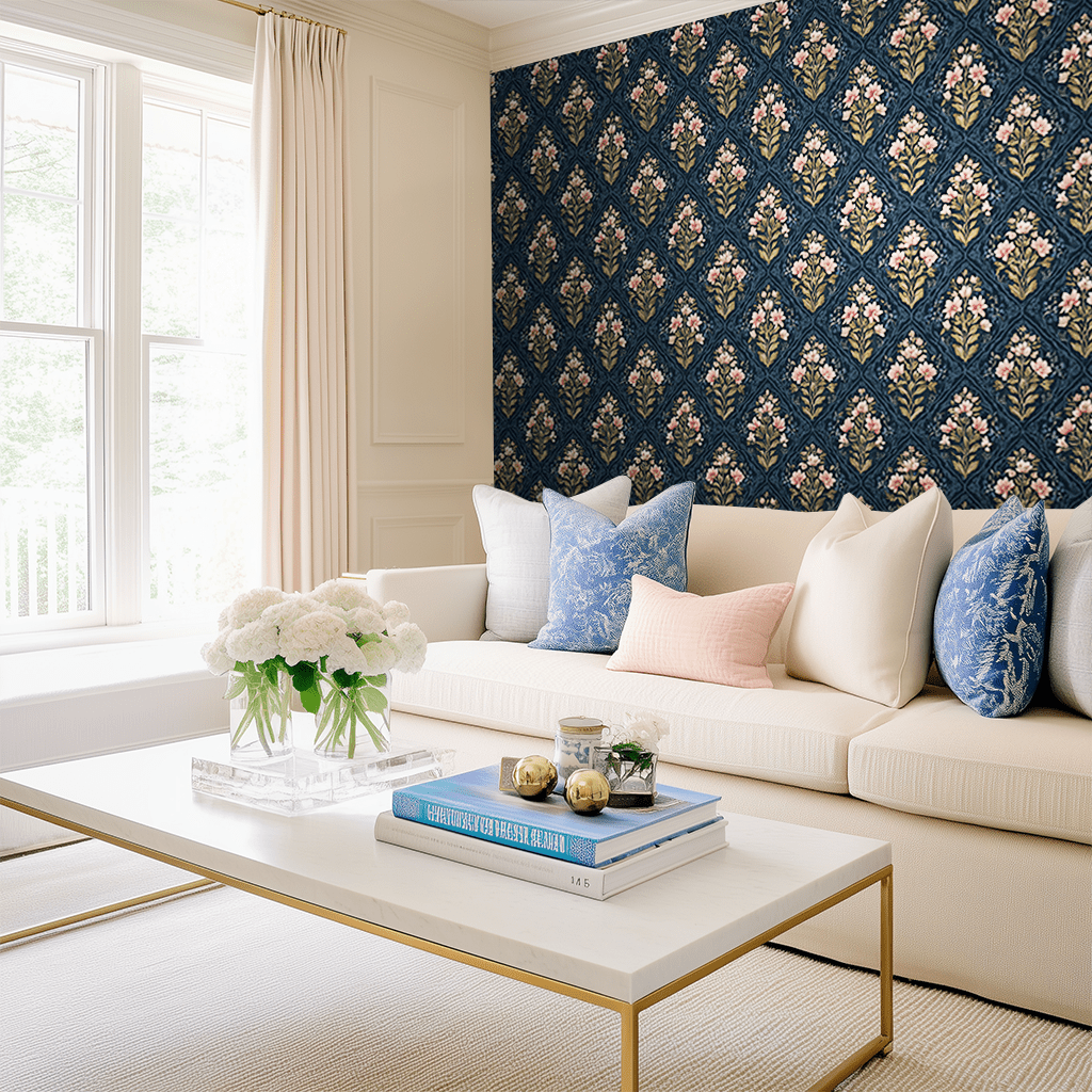Dahlia Court Wallpaper - Lemon Park