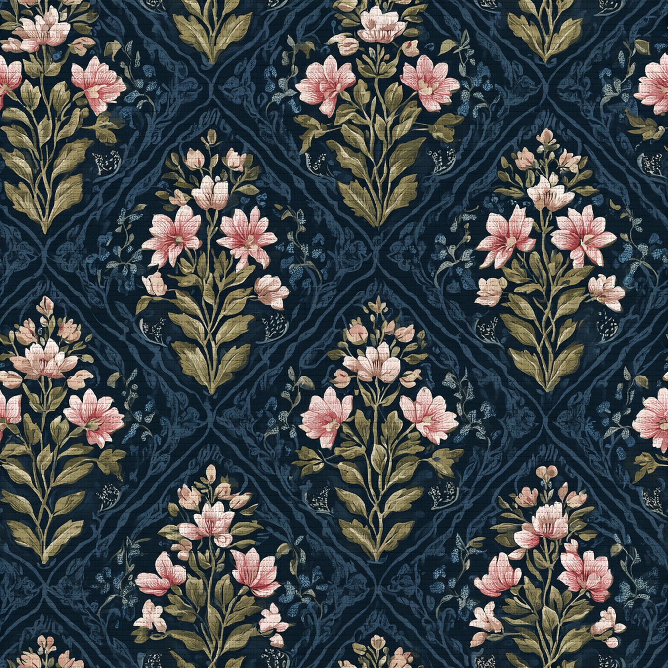Dahlia Court Faux Grasscloth Wallpaper