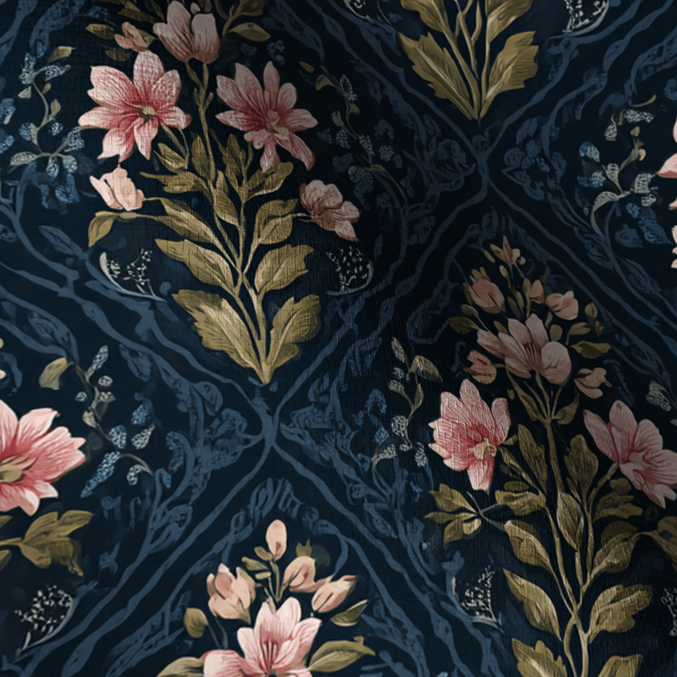 Dahlia Court Faux Grasscloth Wallpaper