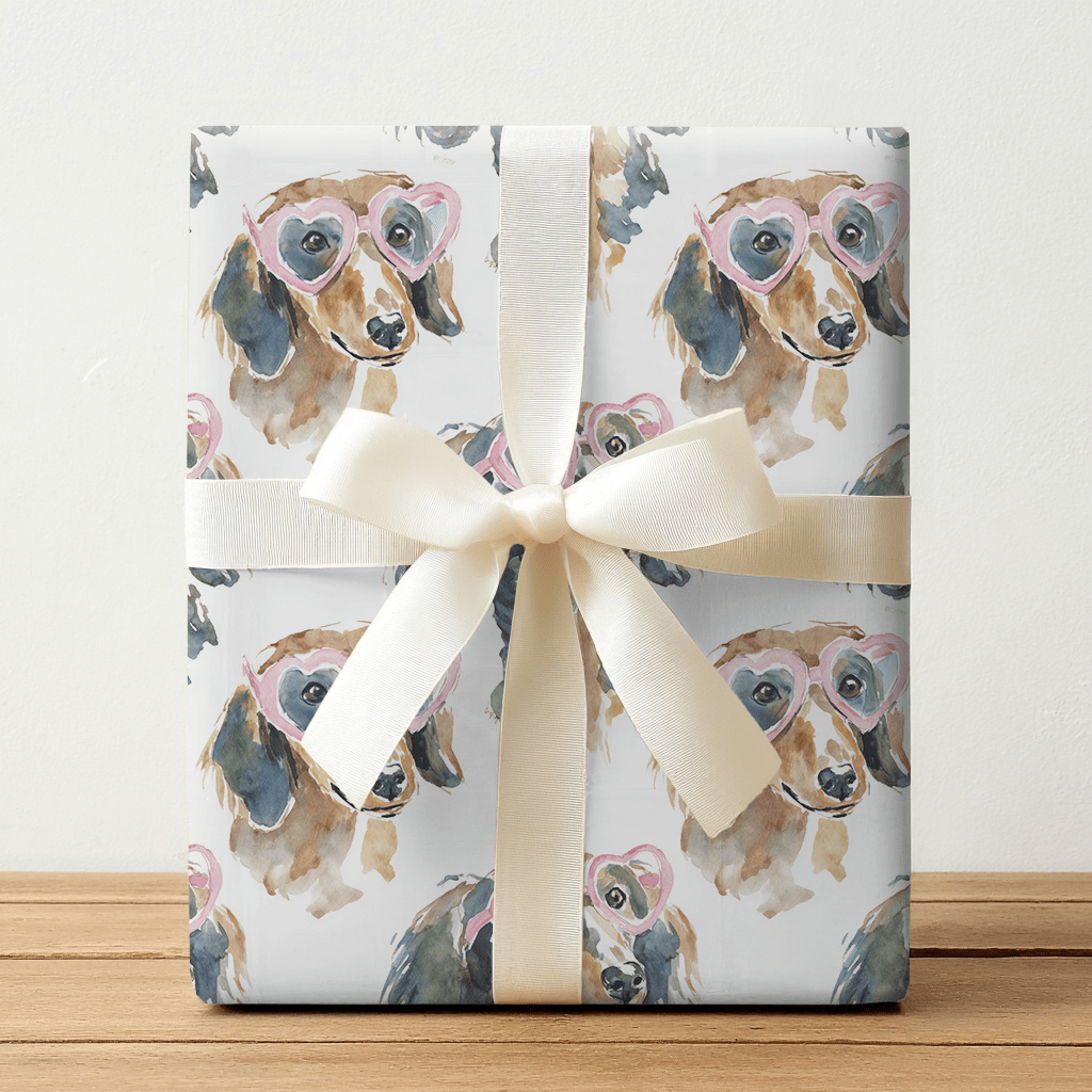 Daisy Dachshund - Wrapping Paper - Lemon Park