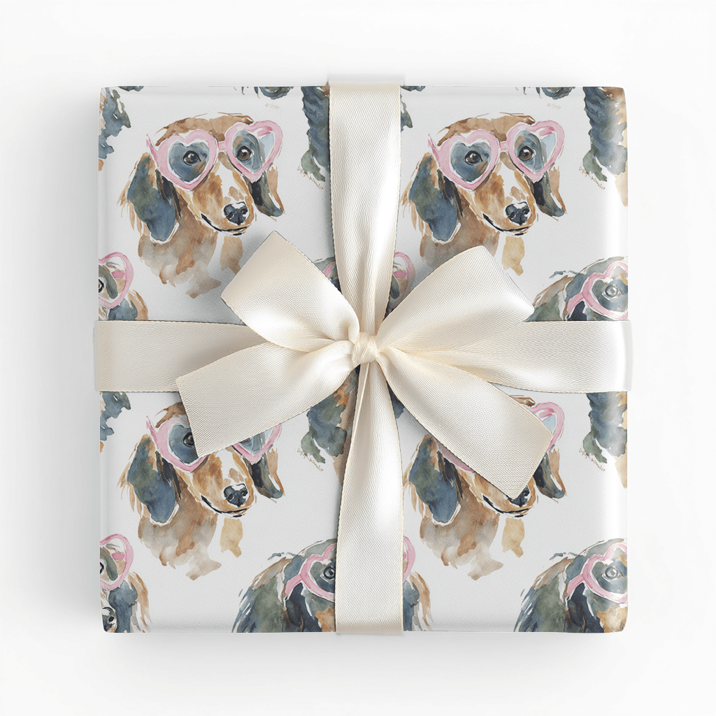 Daisy Dachshund - Wrapping Paper - Lemon Park