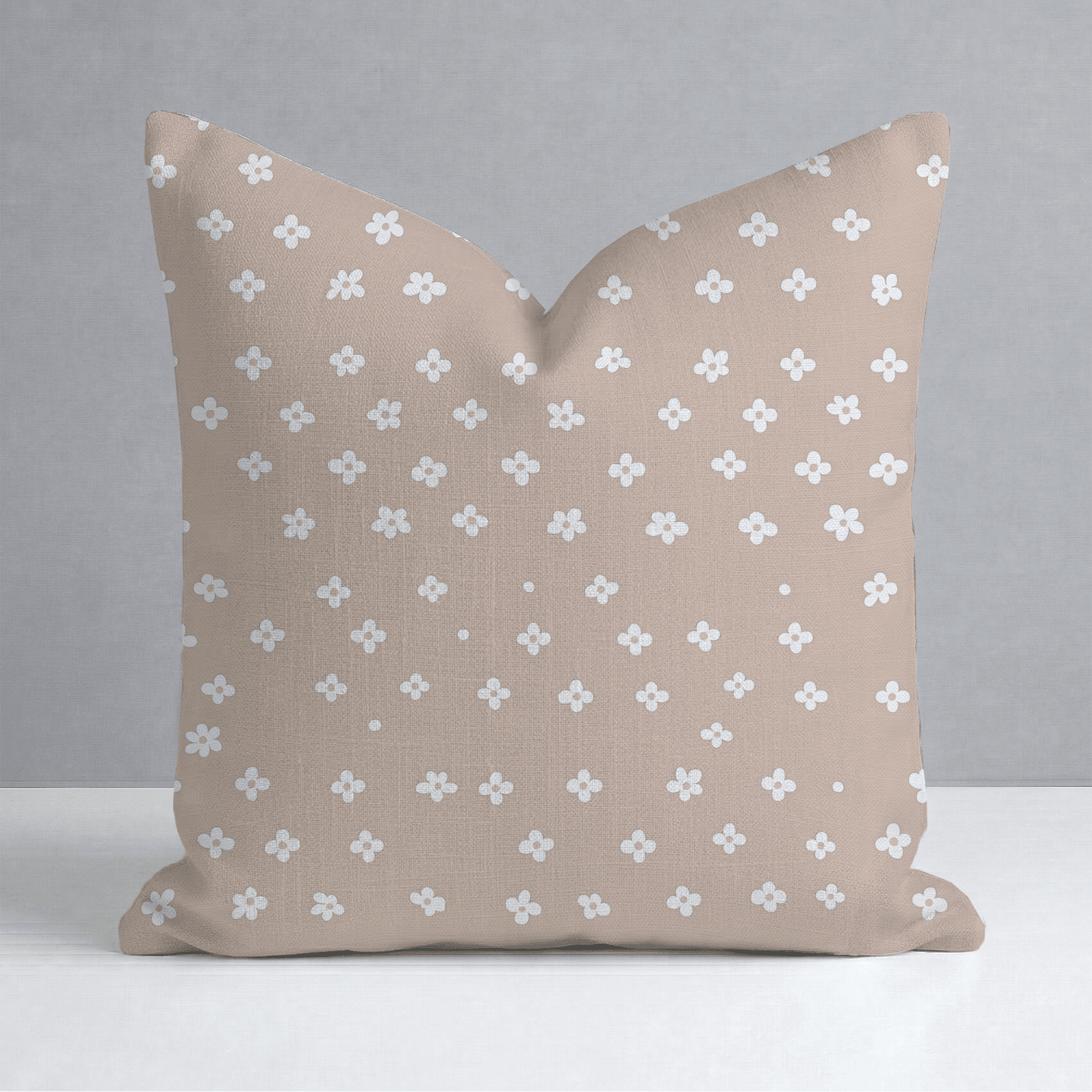 Daisy Dot Throw Pillow - Lemon Park