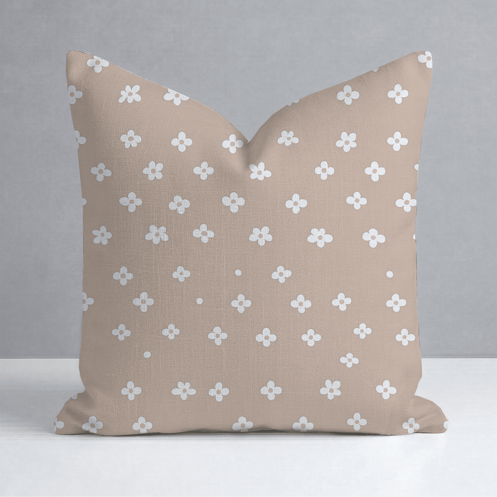 Daisy Dot Throw Pillow - Lemon Park