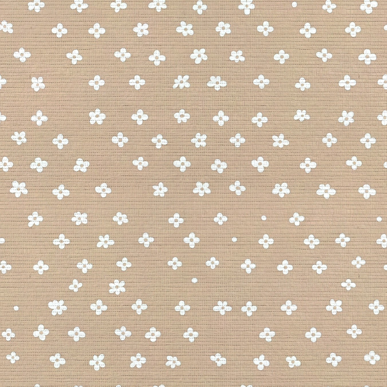 Daisy Dot Faux Grasscloth Wallpaper