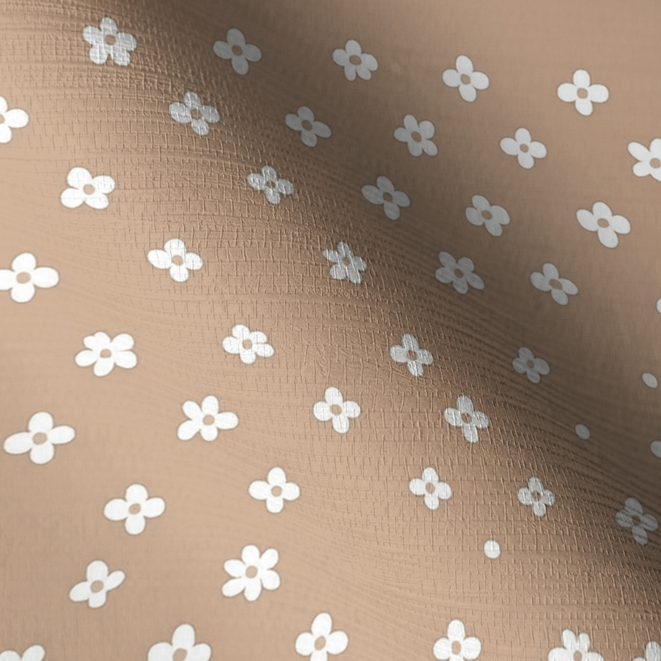 Daisy Dot Faux Grasscloth Wallpaper