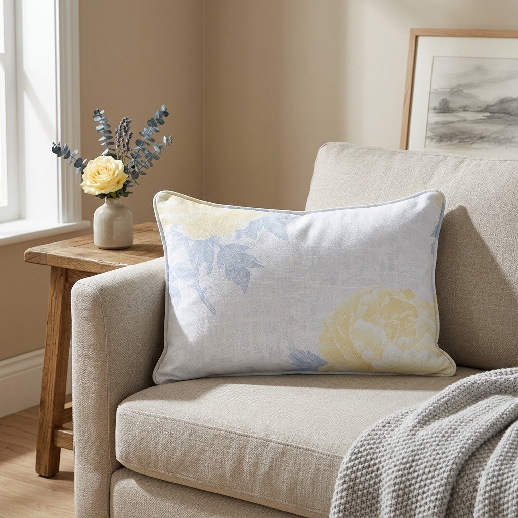 Daisy Rae Throw Pillow - Lemon Park