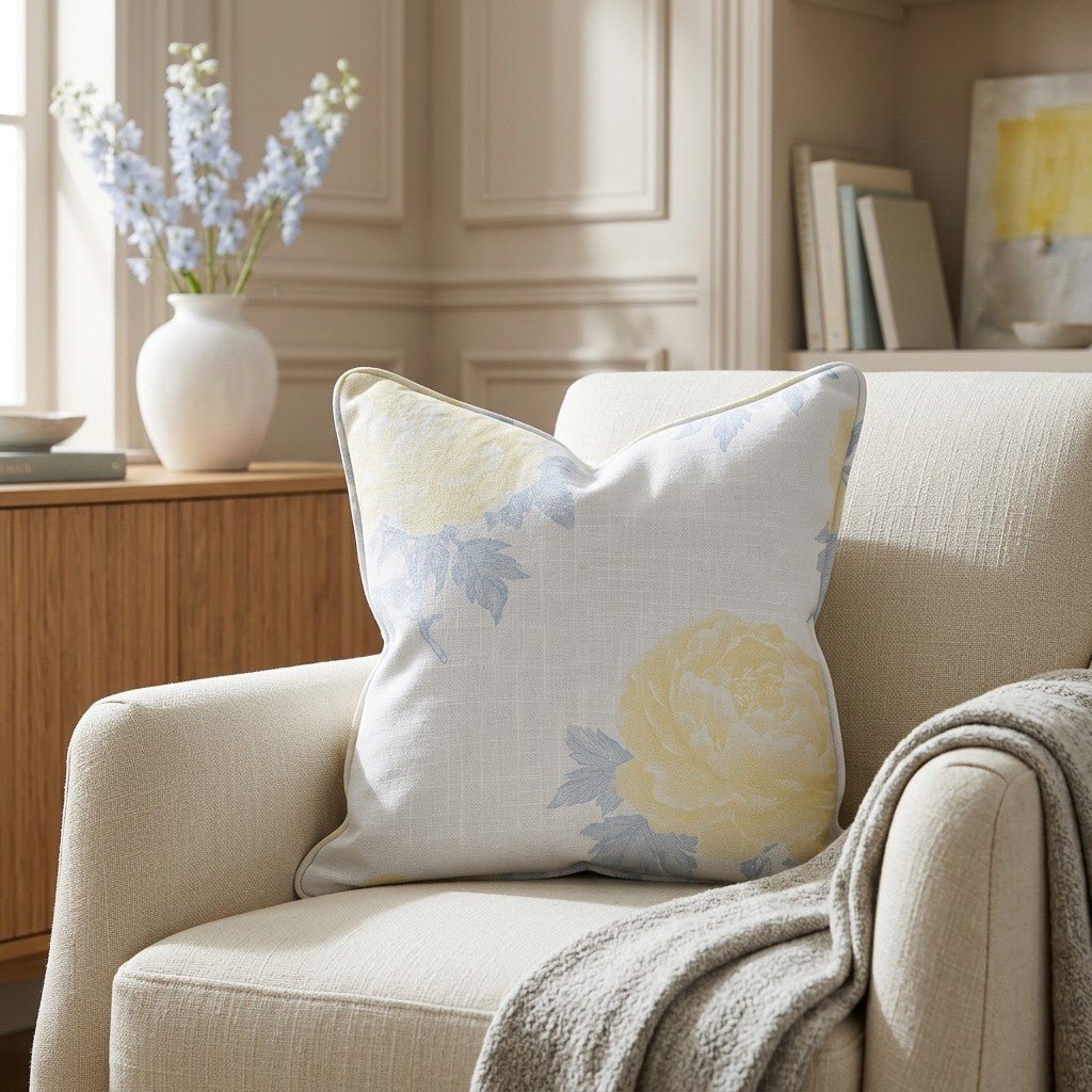 Daisy Rae Throw Pillow - Lemon Park