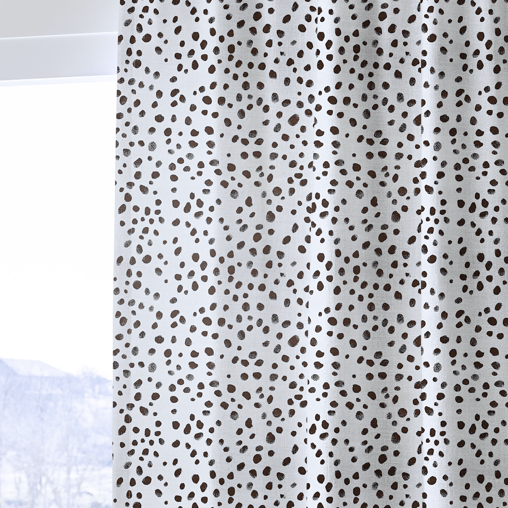 Dalmatian Dots - Drapery - Lemon Park
