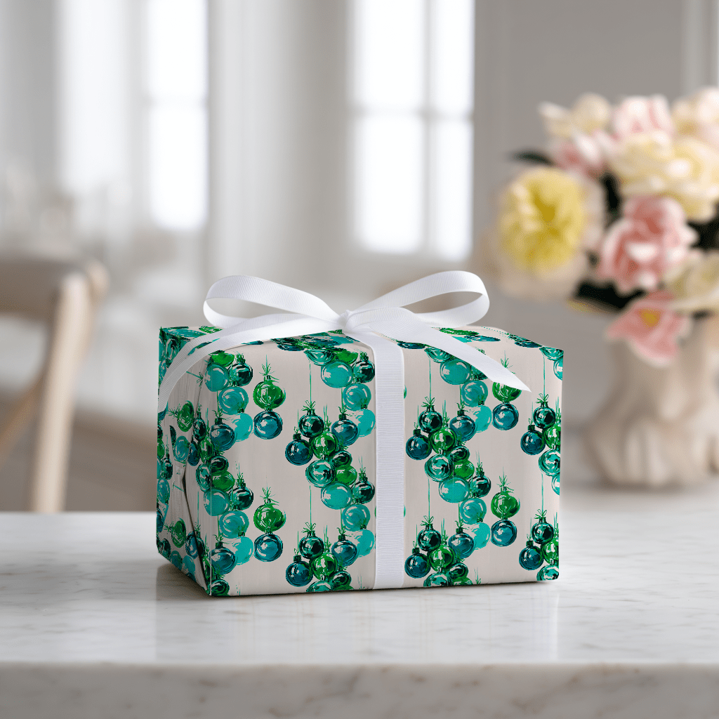 Dark Green Nelson - Wrapping Paper - Lemon Park