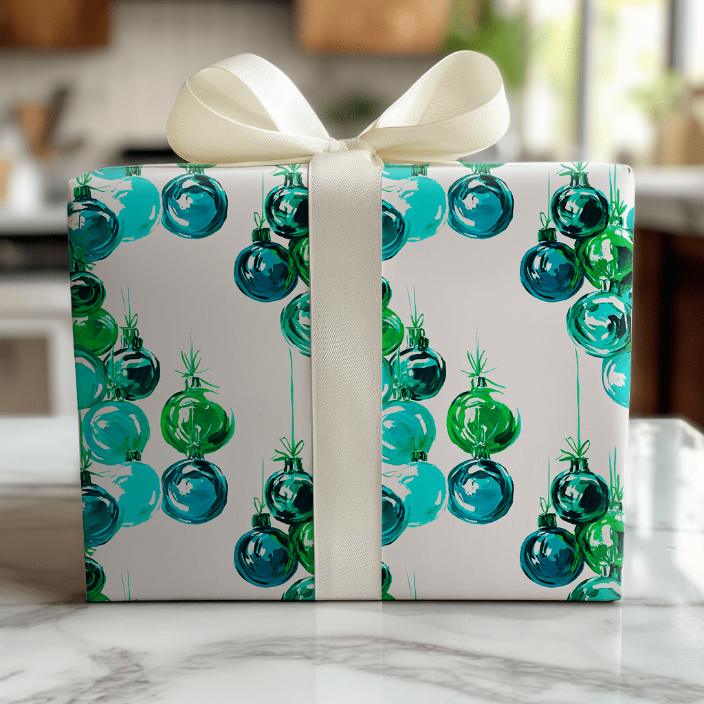 Dark Green Nelson - Wrapping Paper - Lemon Park