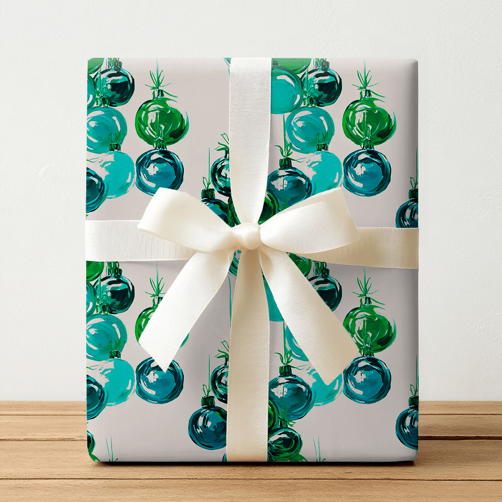 Dark Green Nelson - Wrapping Paper - Lemon Park