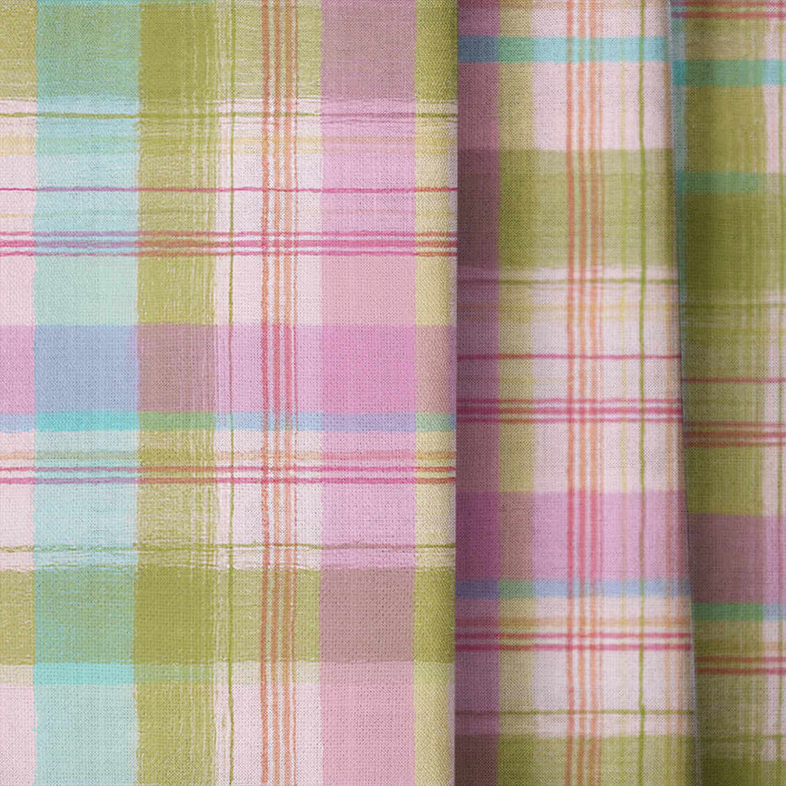 Daydream Tartan - Drapery - Lemon Park
