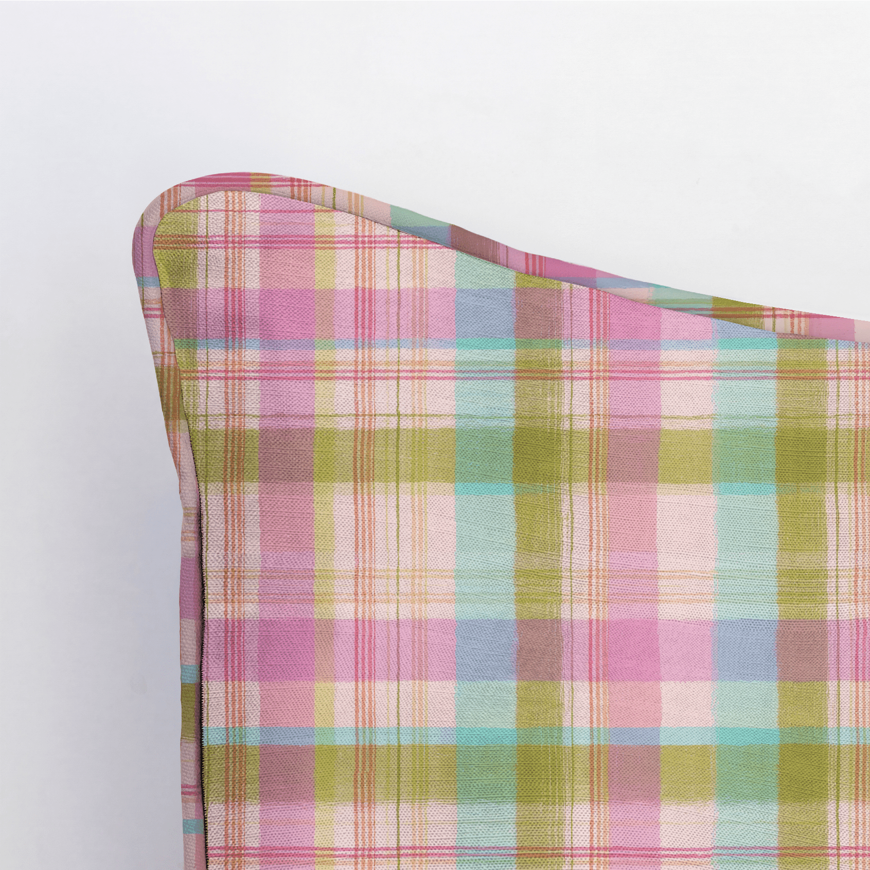 Daydream Tartan Throw Pillow - Lemon Park