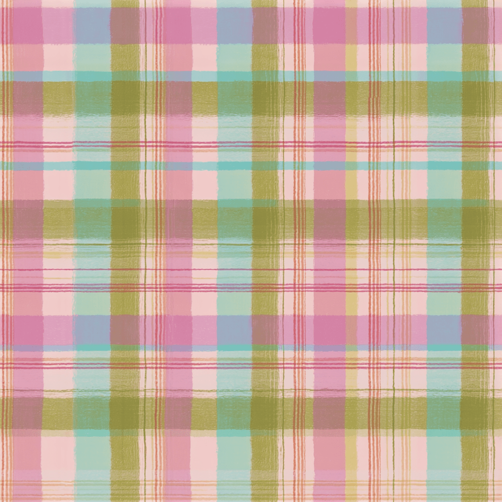 Daydream Tartan Wallpaper - Lemon Park