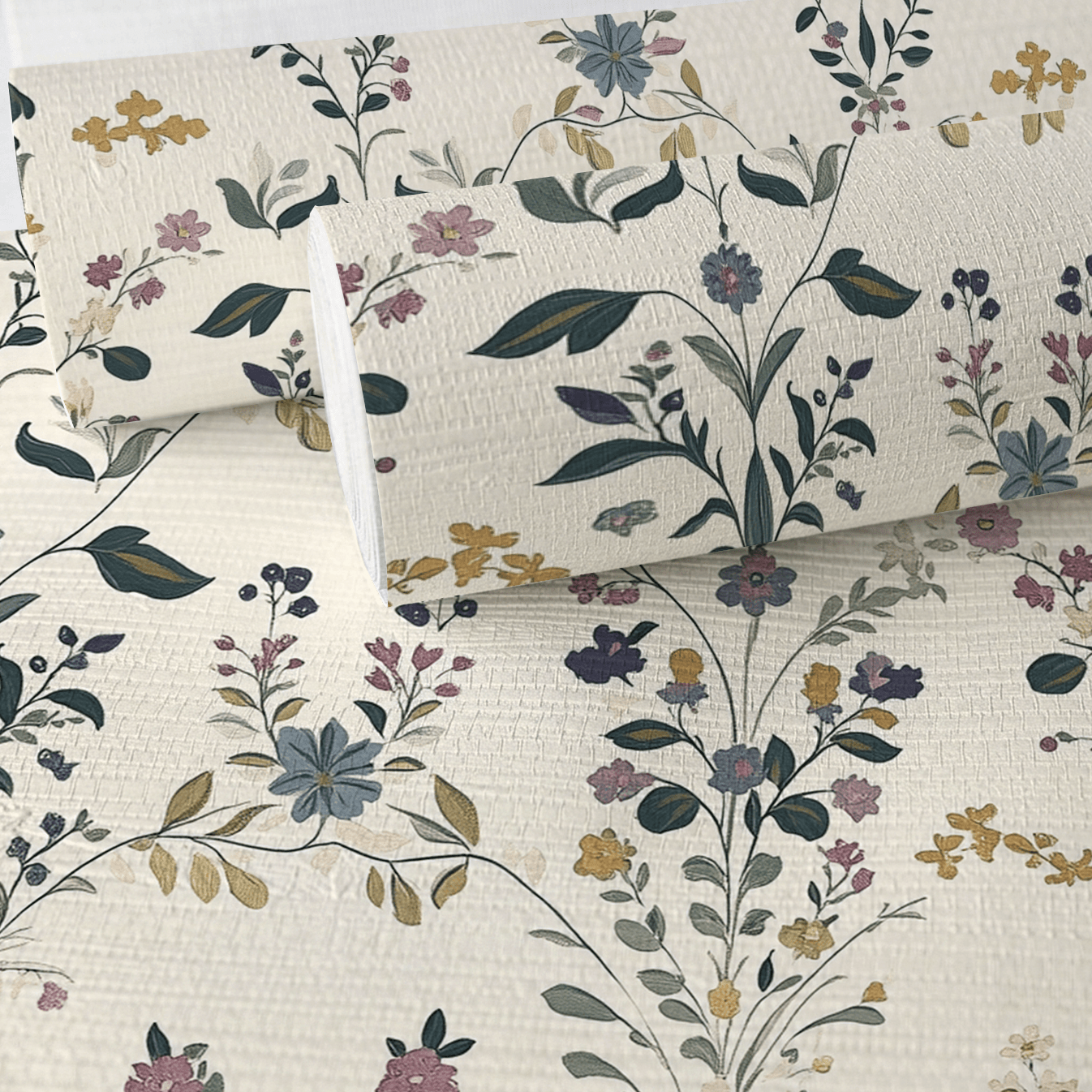 Dear Abigail Faux Grasscloth Wallpaper - Lemon Park