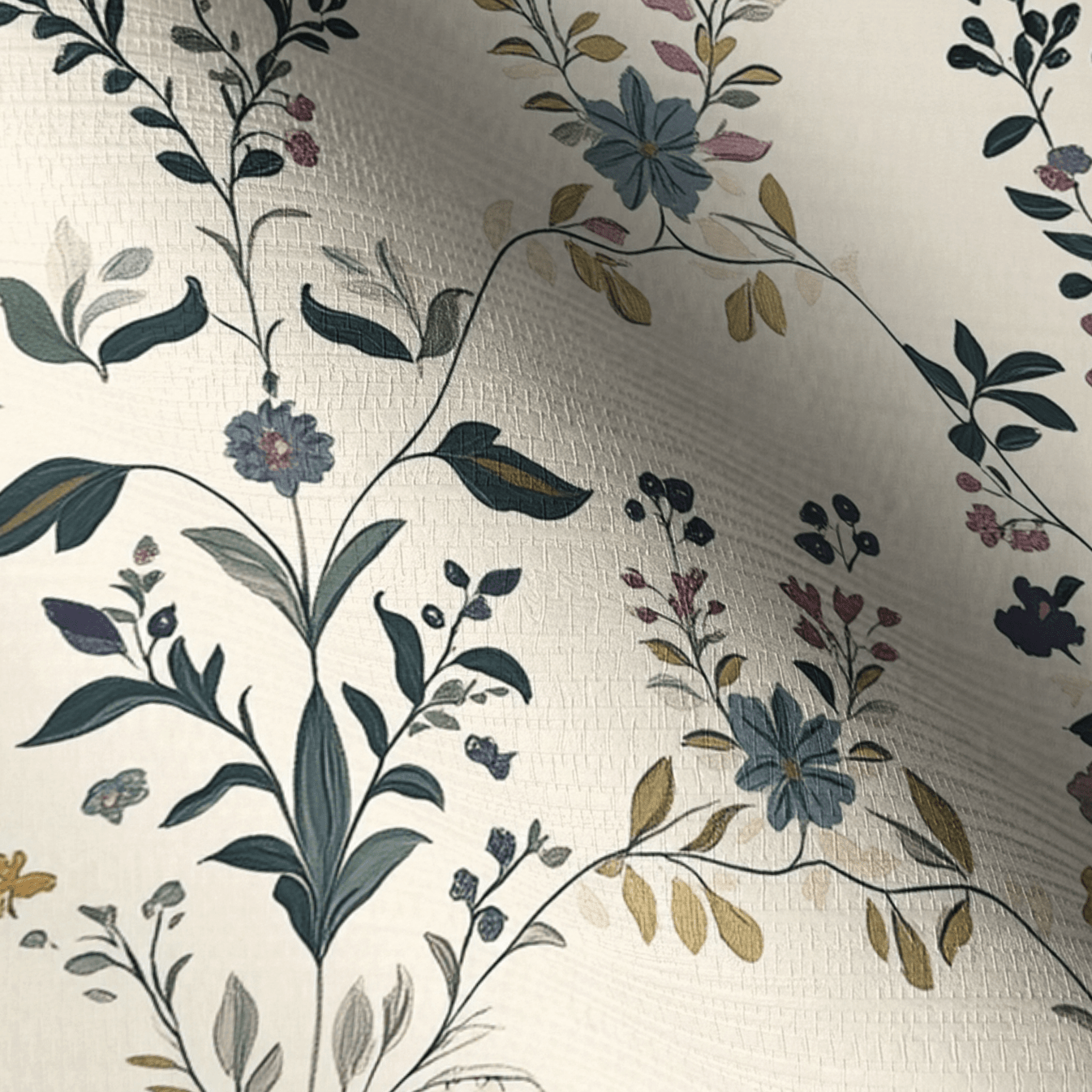 Dear Abigail Faux Grasscloth Wallpaper - Lemon Park
