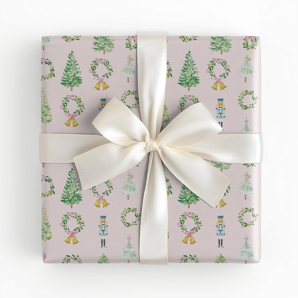 Decking The Halls - Wrapping Paper - Lemon Park