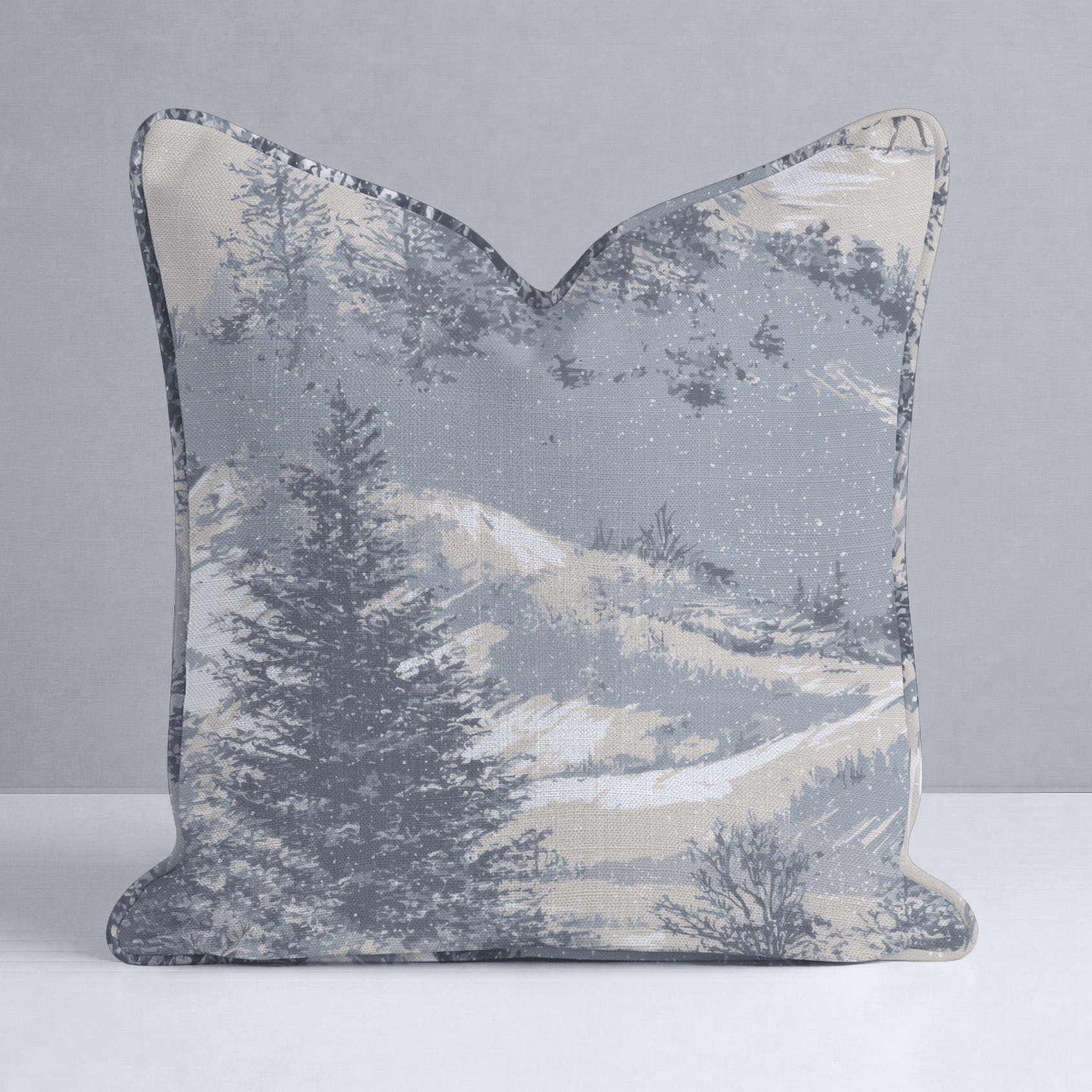 Deer Valley Throw Pillow - Lemon Park