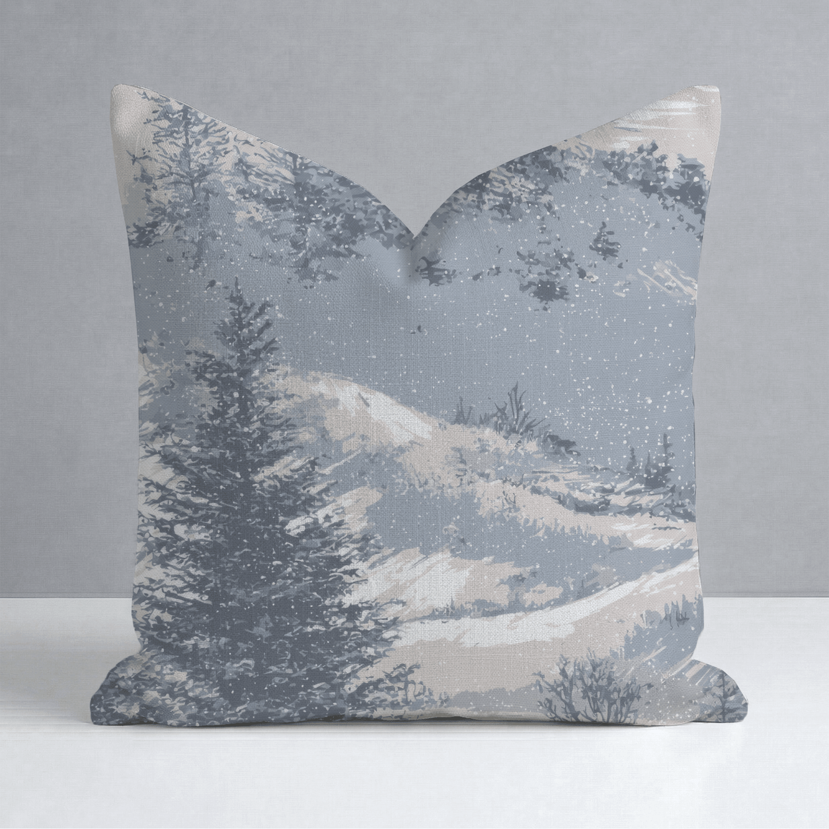 Deer Valley Throw Pillow - Lemon Park
