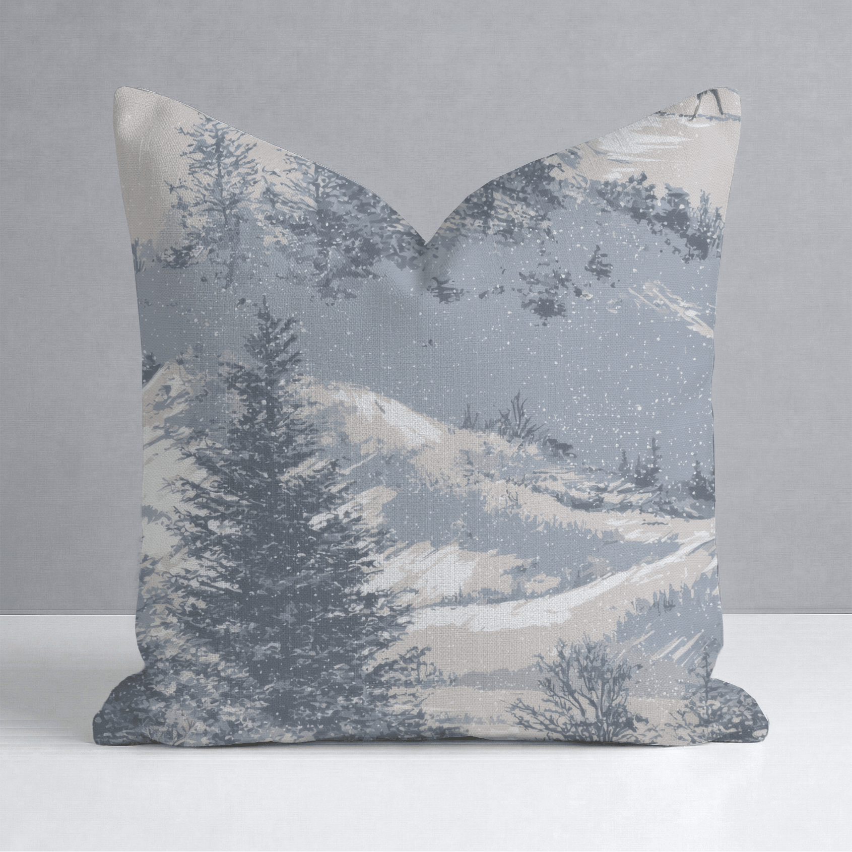 Deer Valley Throw Pillow - Lemon Park