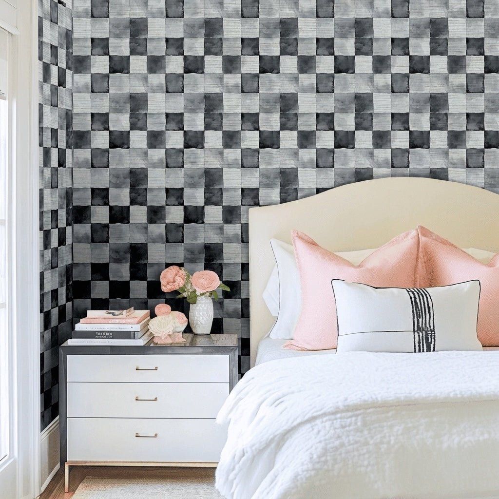 Delilah Faux Grasscloth Wallpaper - Lemon Park