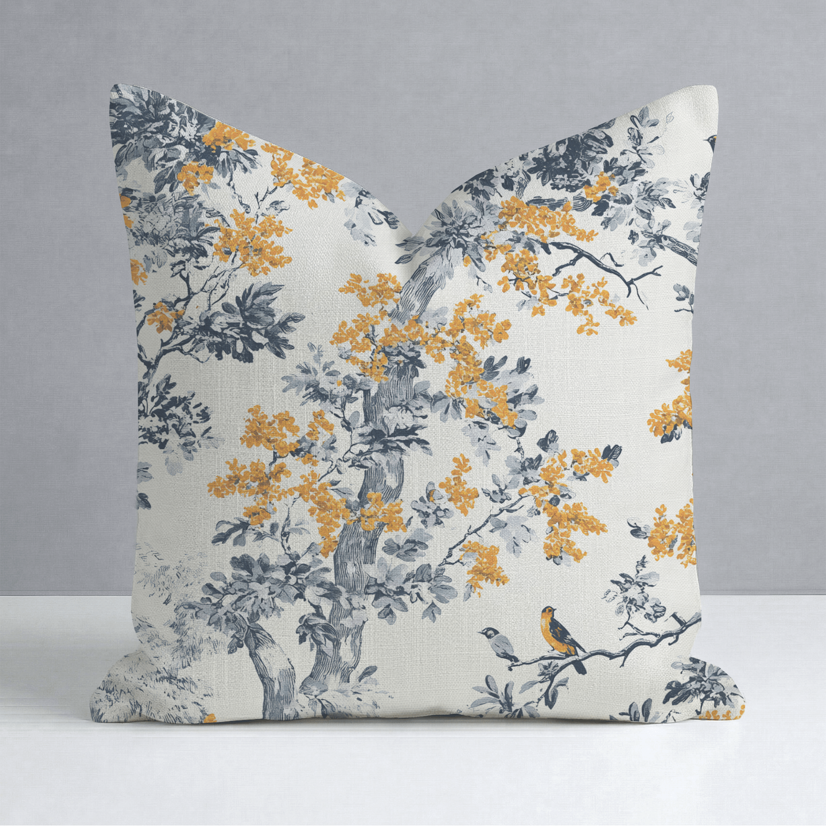 Delphine Throw Pillow - Lemon Park