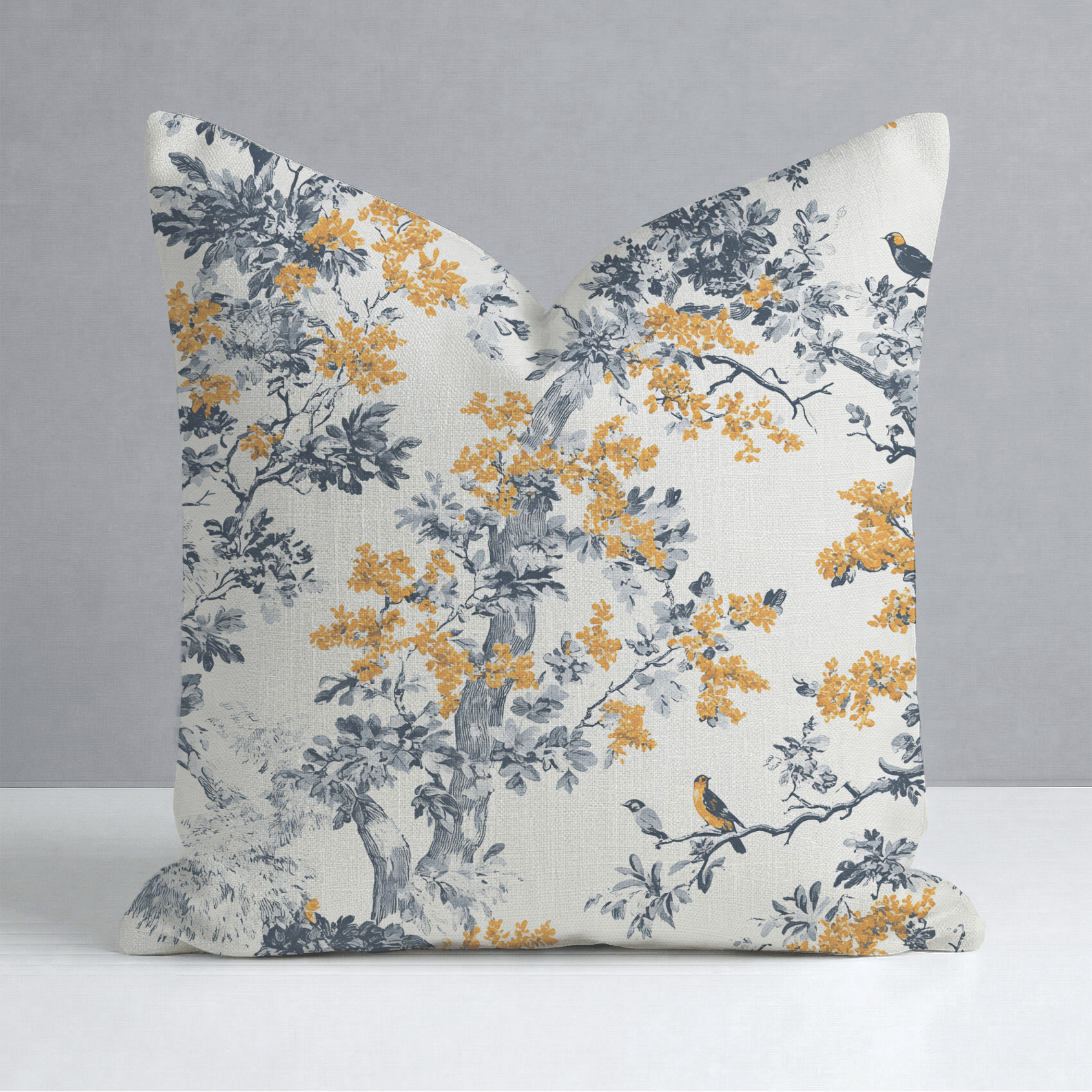 Delphine Throw Pillow - Lemon Park