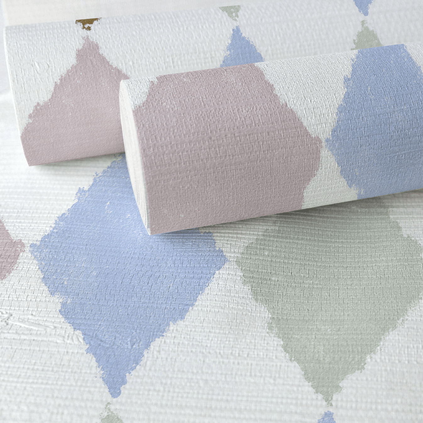 Diamond Darling Faux Grasscloth Wallpaper - Lemon Park