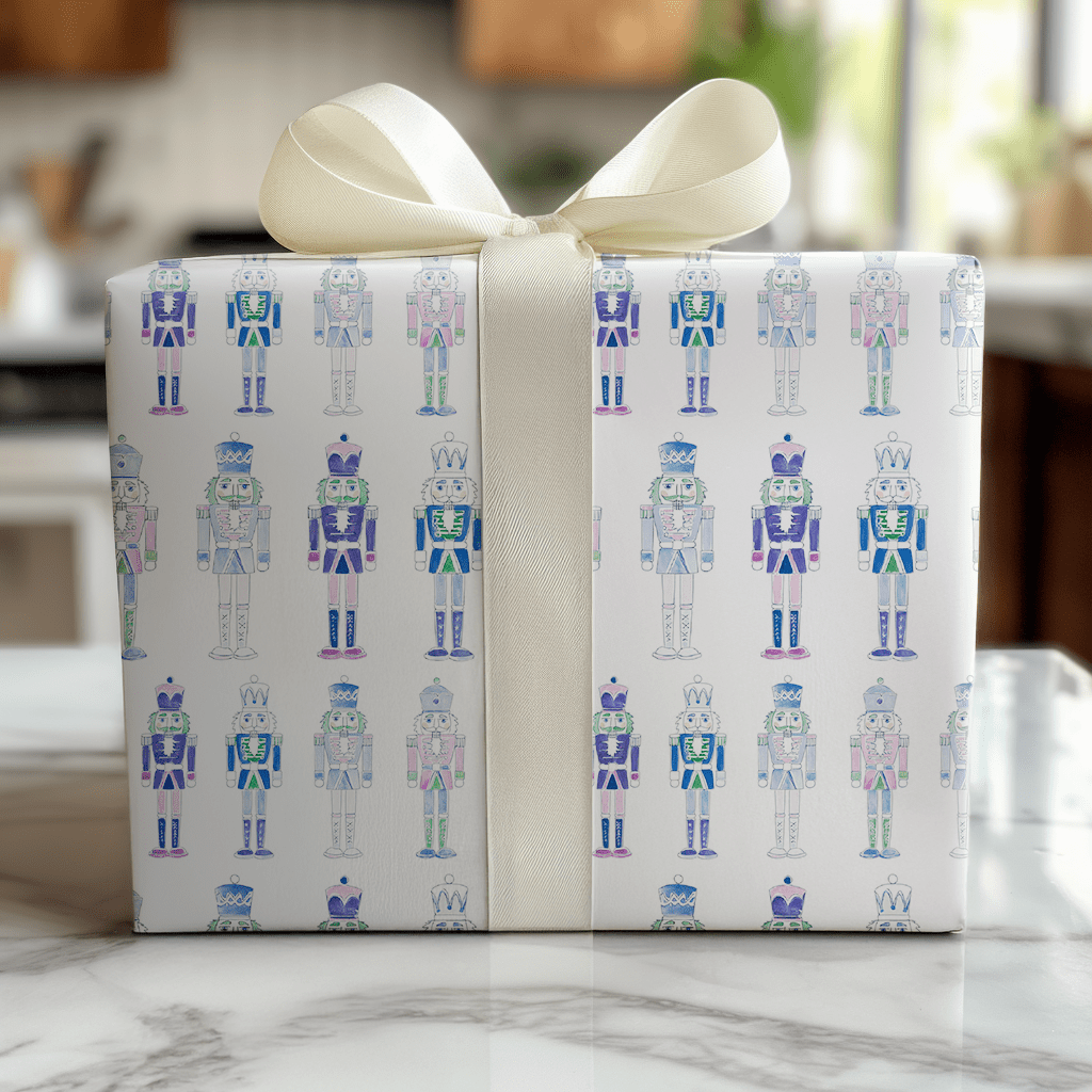 Diamond Nutcracker - Wrapping Paper - Lemon Park
