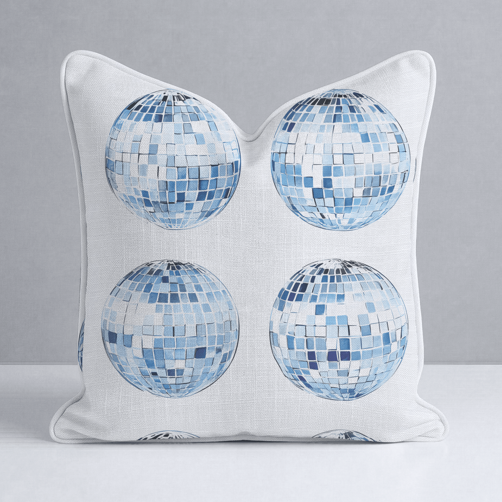 Disco Nights Throw Pillow - Lemon Park