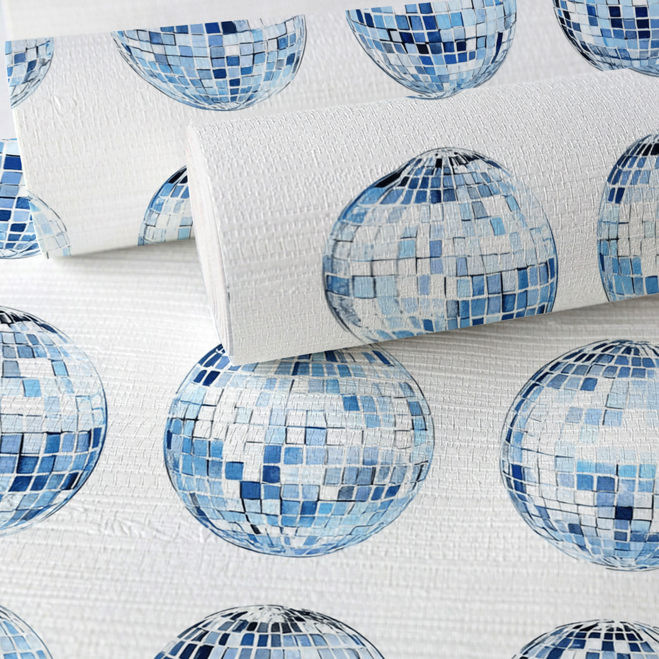 Disco Nights Faux Grasscloth Wallpaper