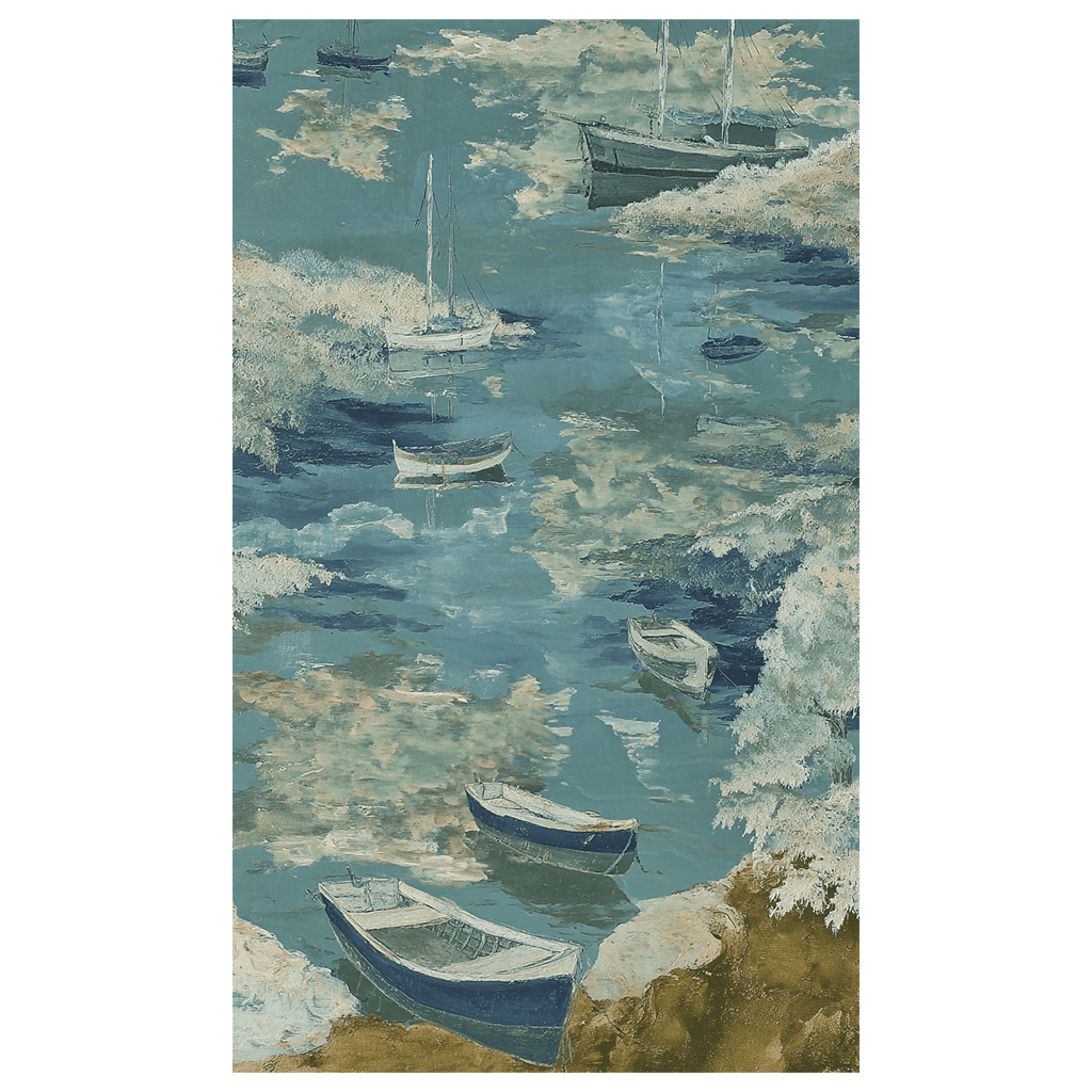 Dockside Dreams (Blue) - Tapestry - Lemon Park
