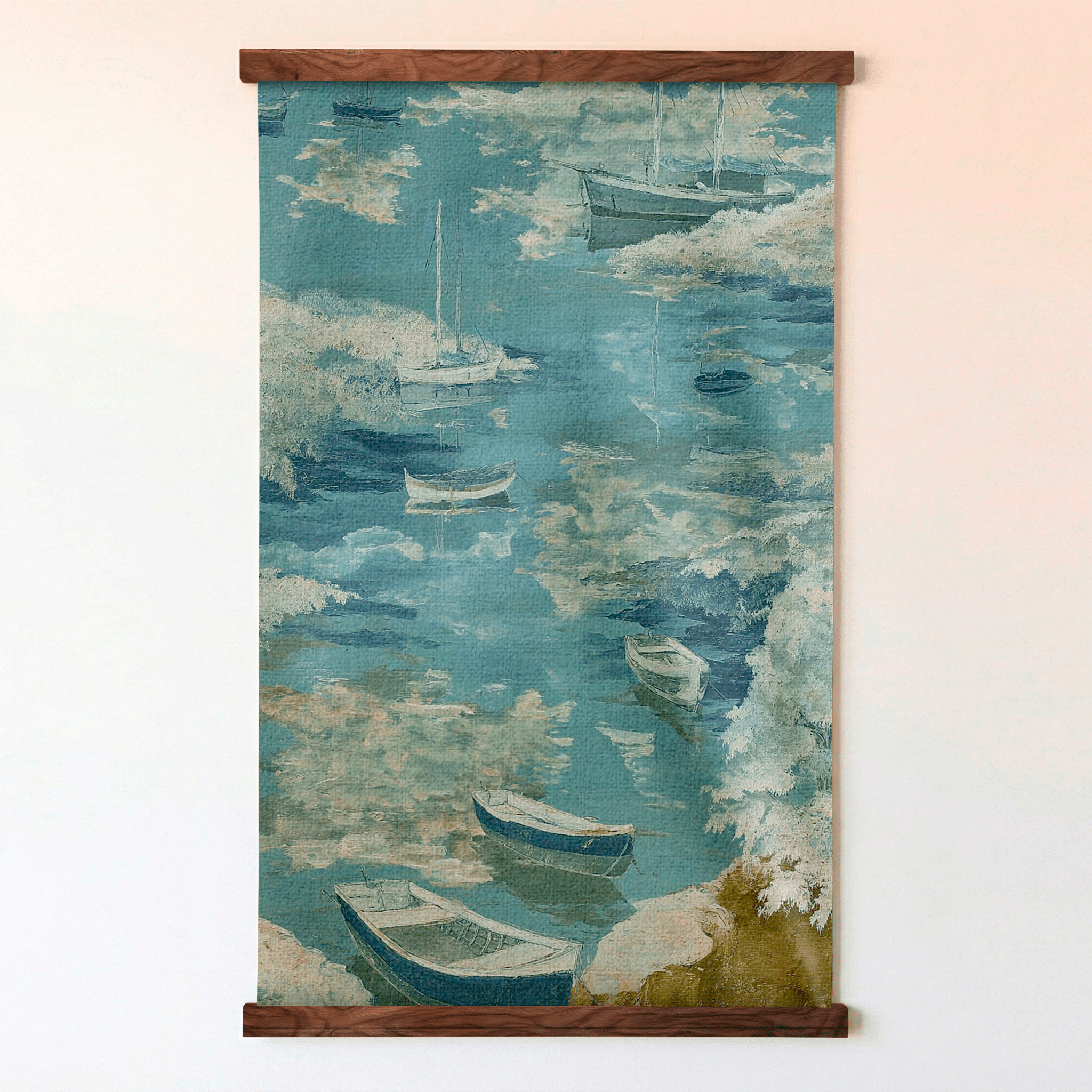 Dockside Dreams (Blue) - Tapestry - Lemon Park