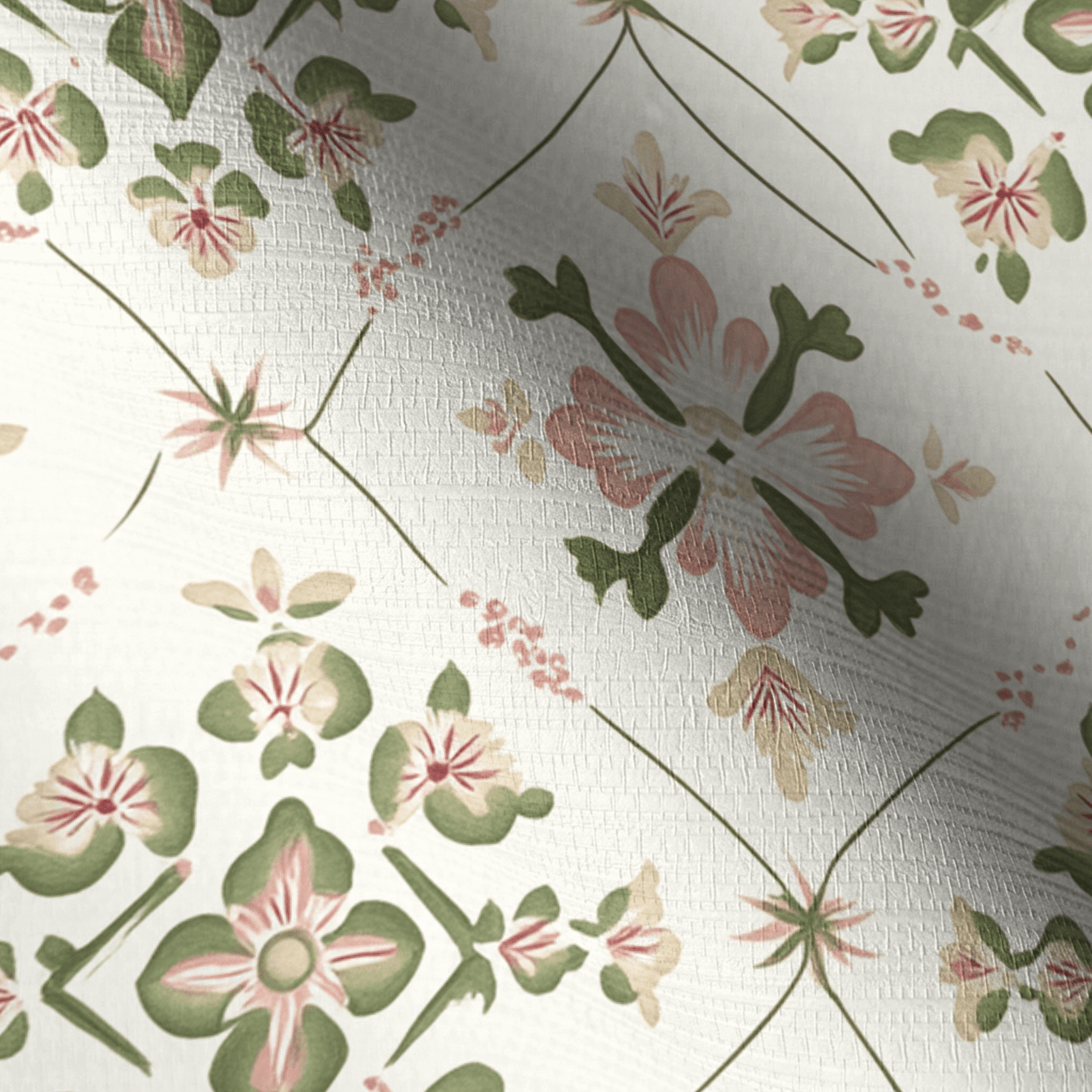 Dolly Faux Grasscloth Wallpaper - Lemon Park