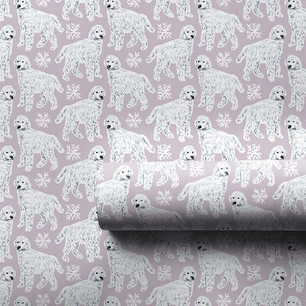 Doodles in the Snow - Wrapping Paper - Lemon Park