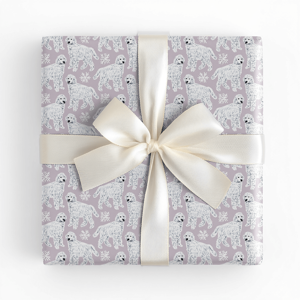 Doodles in the Snow - Wrapping Paper - Lemon Park