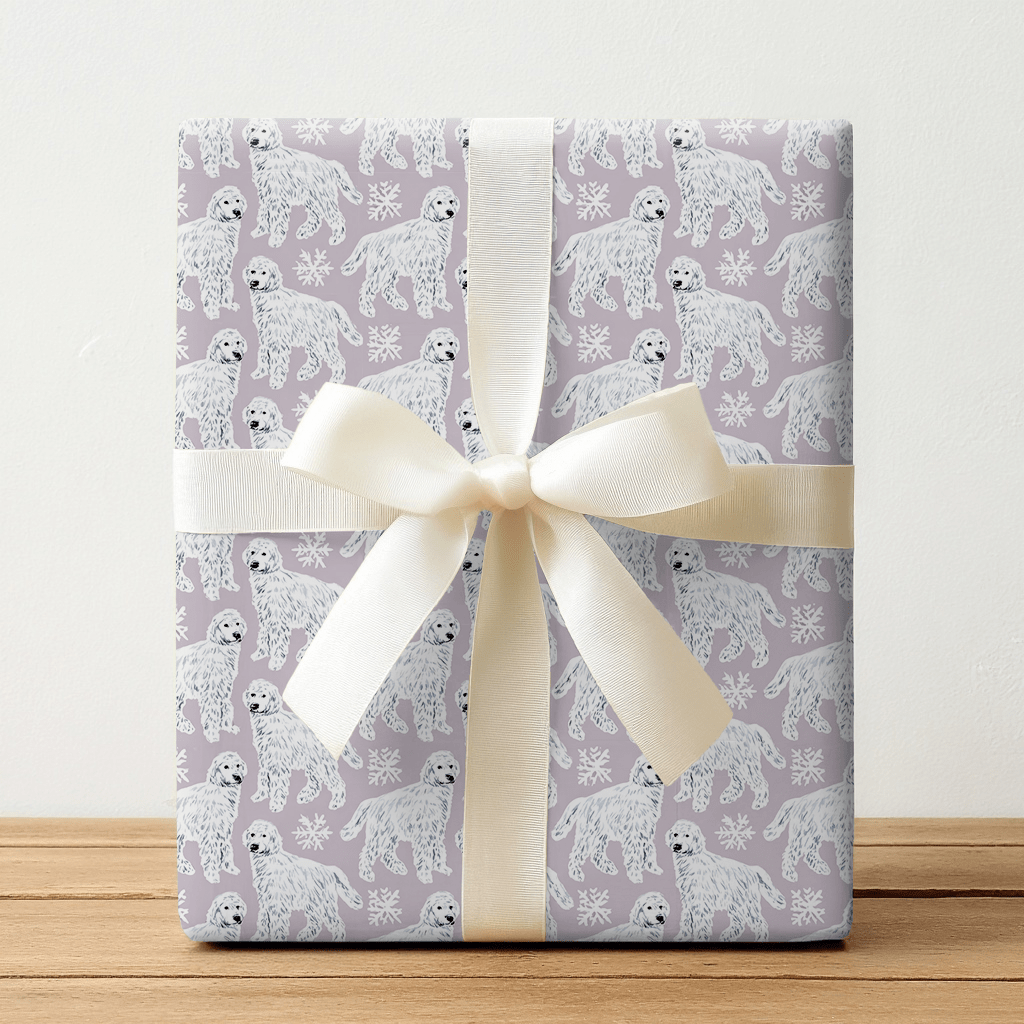 Doodles in the Snow - Wrapping Paper - Lemon Park