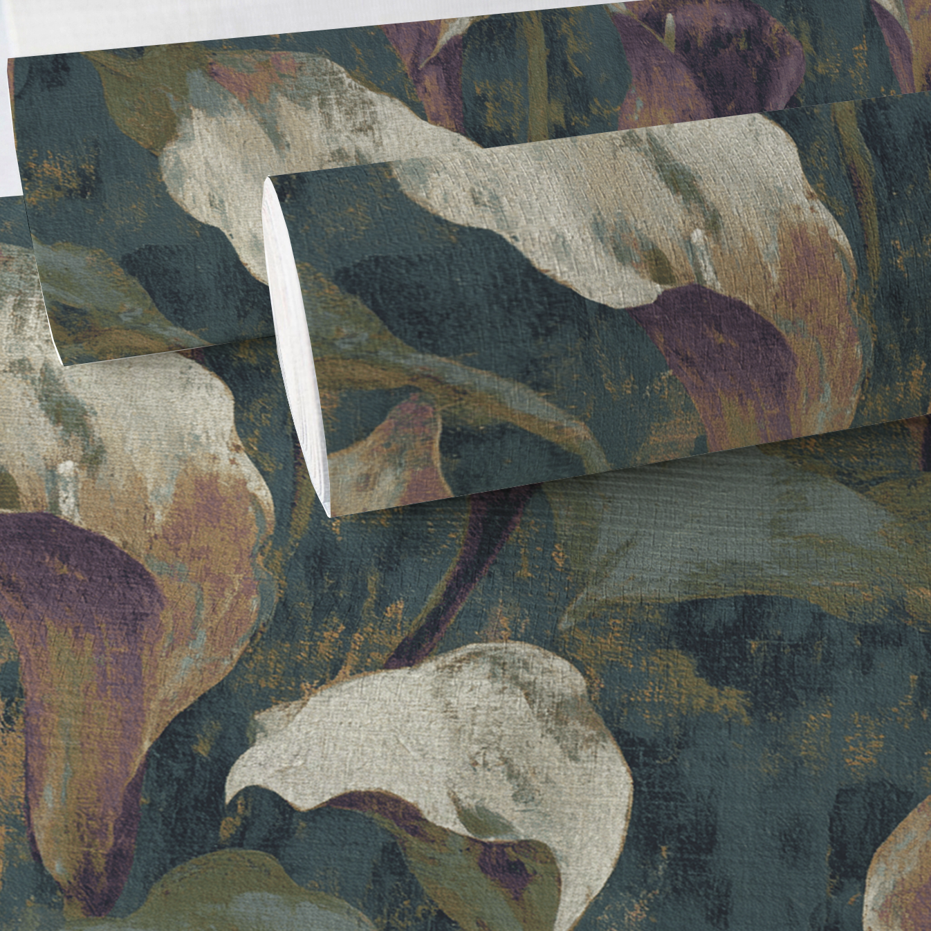Dorian Faux Grasscloth Wallpaper