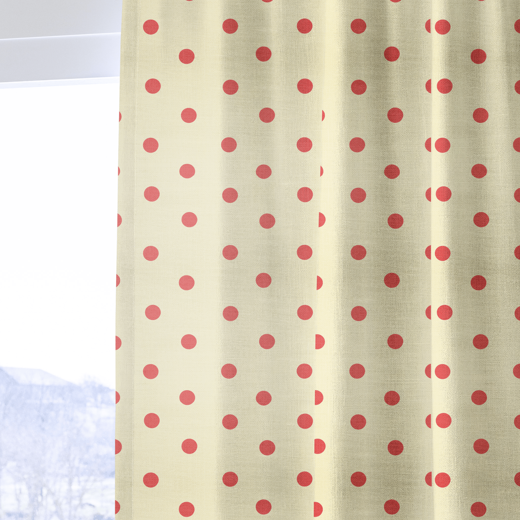 Dot of Blush - Drapery - Lemon Park