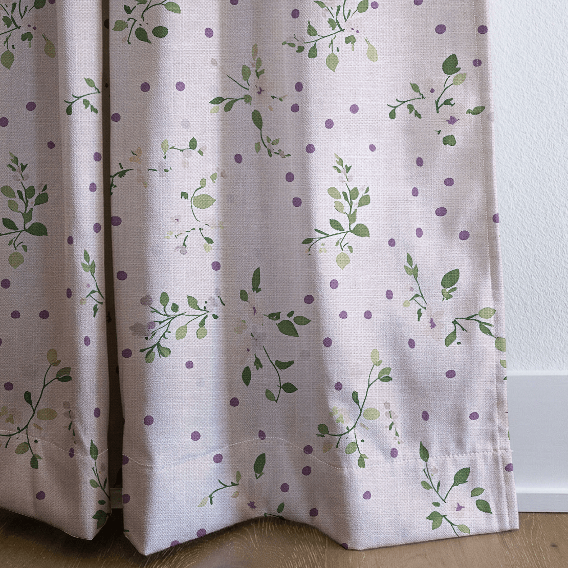 Dotted Garden - Drapery - Lemon Park