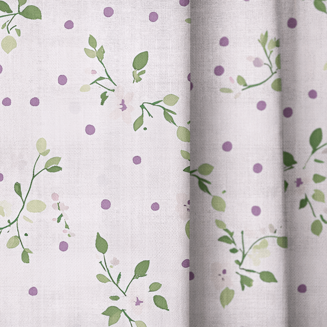 Dotted Garden - Drapery - Lemon Park
