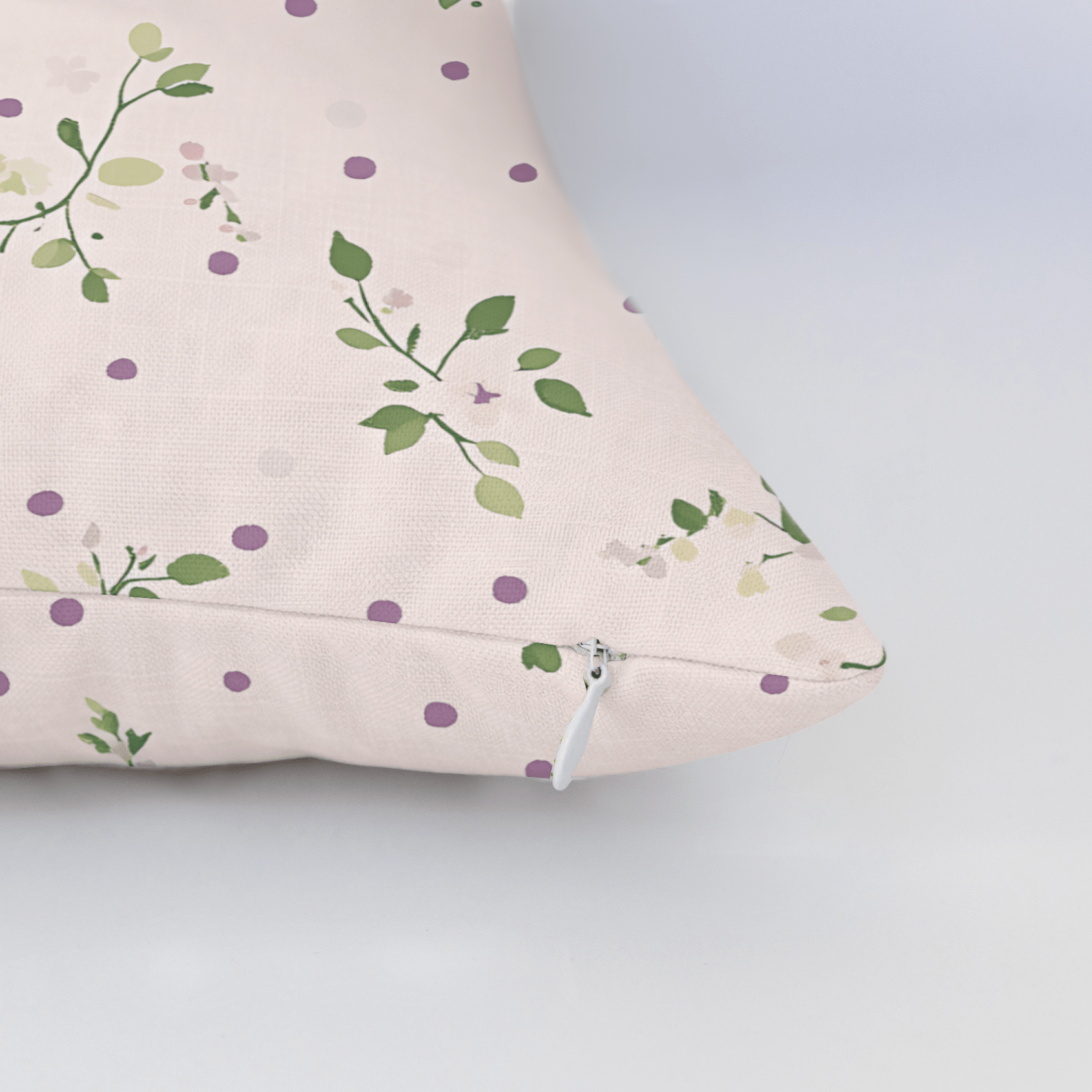 Dotted Garden Throw Pillow - Lemon Park