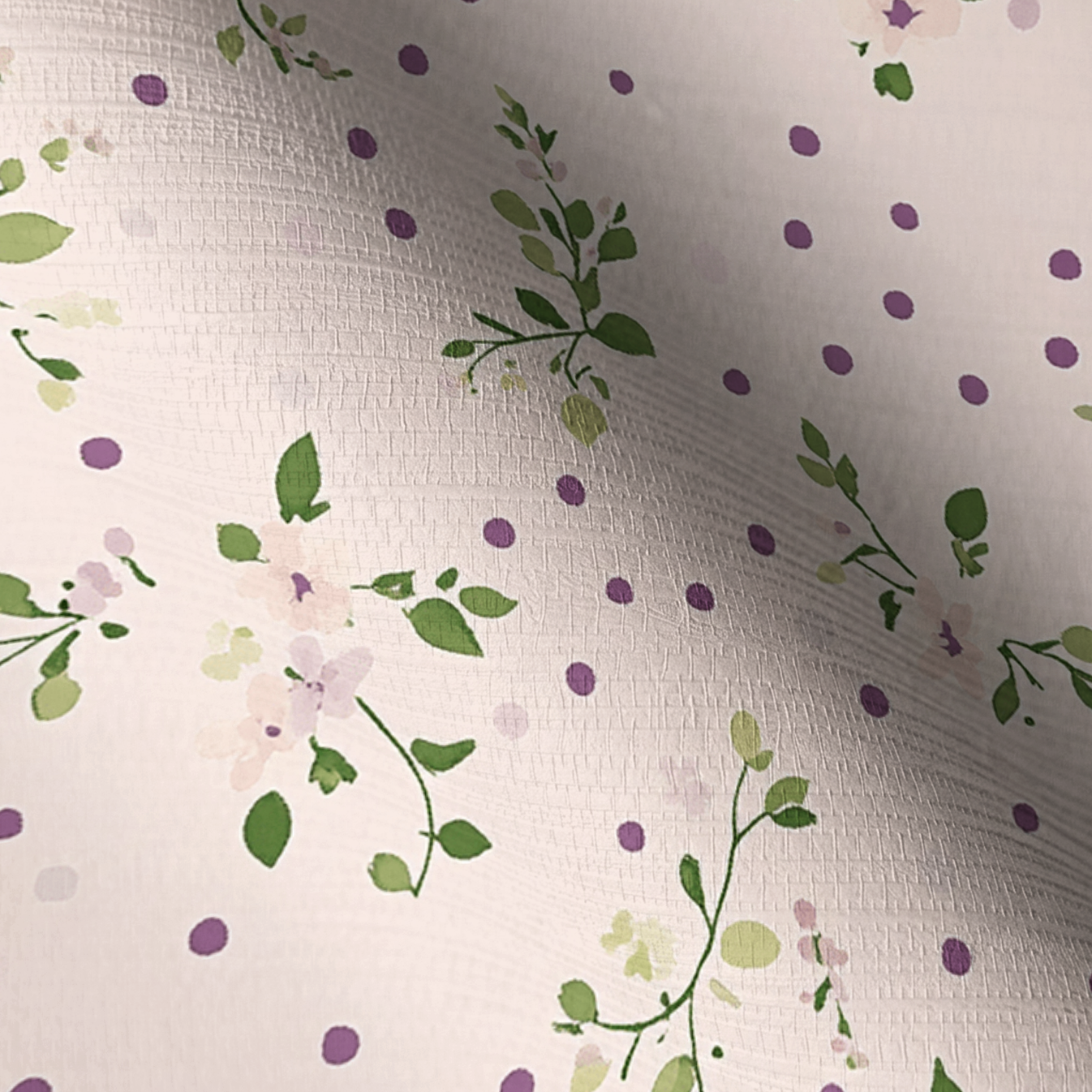 Dotted Garden Faux Grasscloth Wallpaper