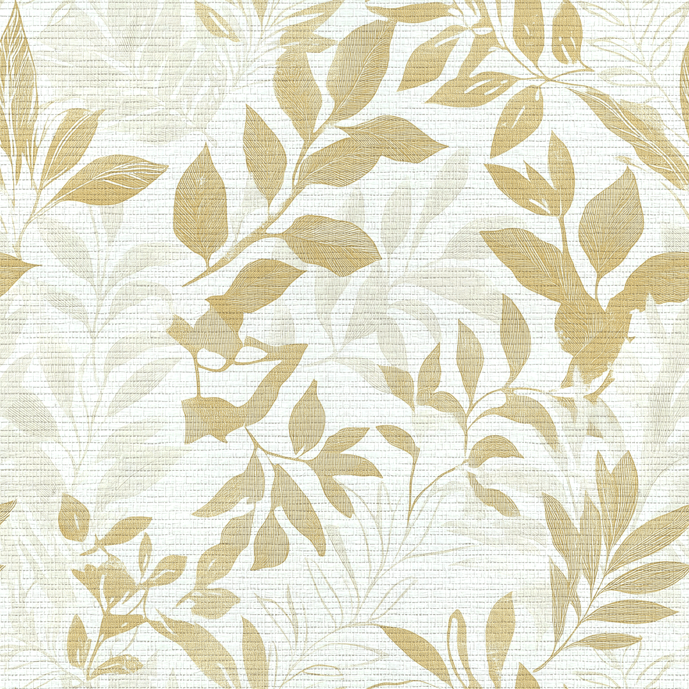 Dove Garden Faux Grasscloth Wallpaper - Lemon Park