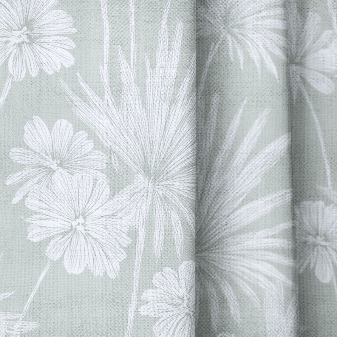Drawn Palm - Drapery - Lemon Park