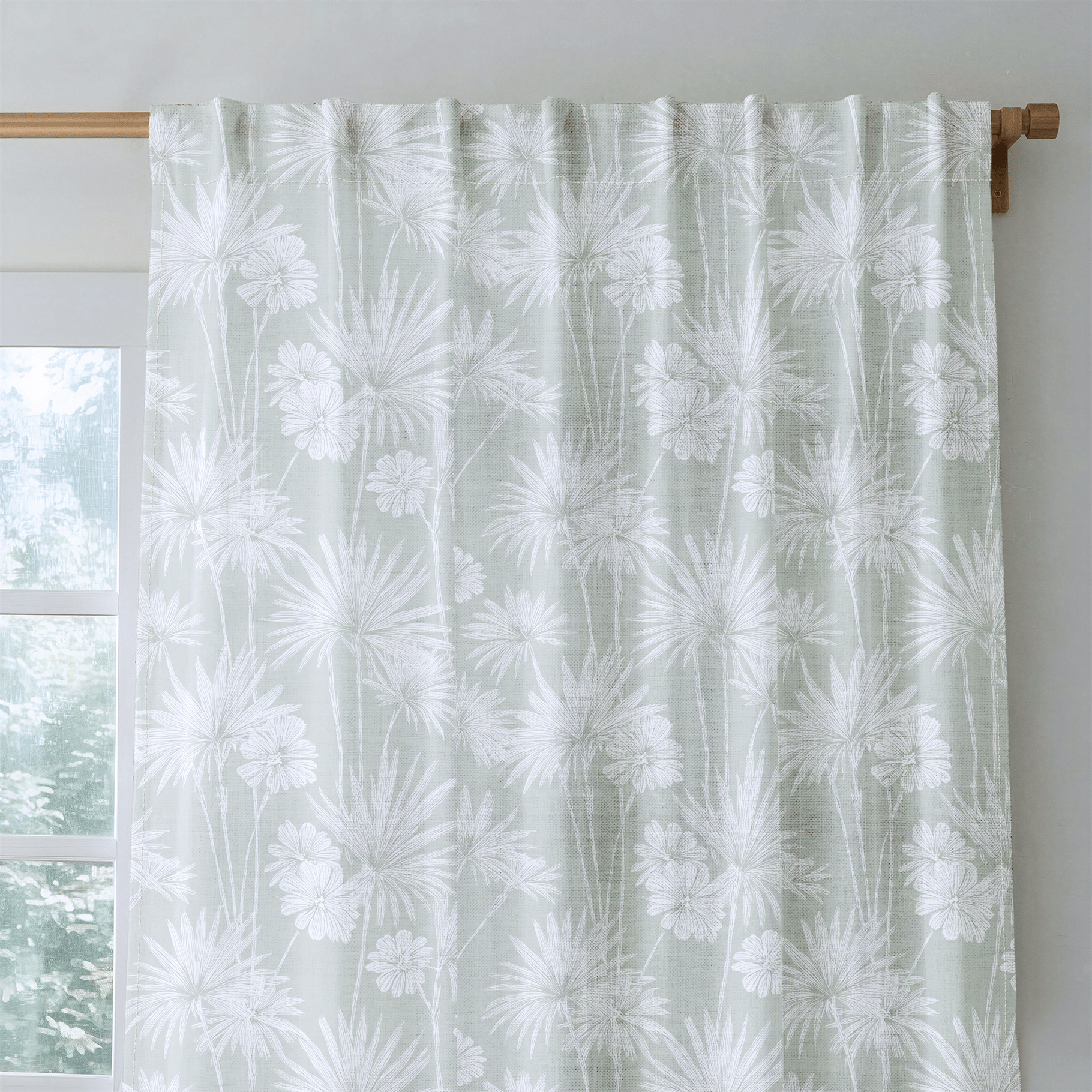 Drawn Palm - Drapery - Lemon Park
