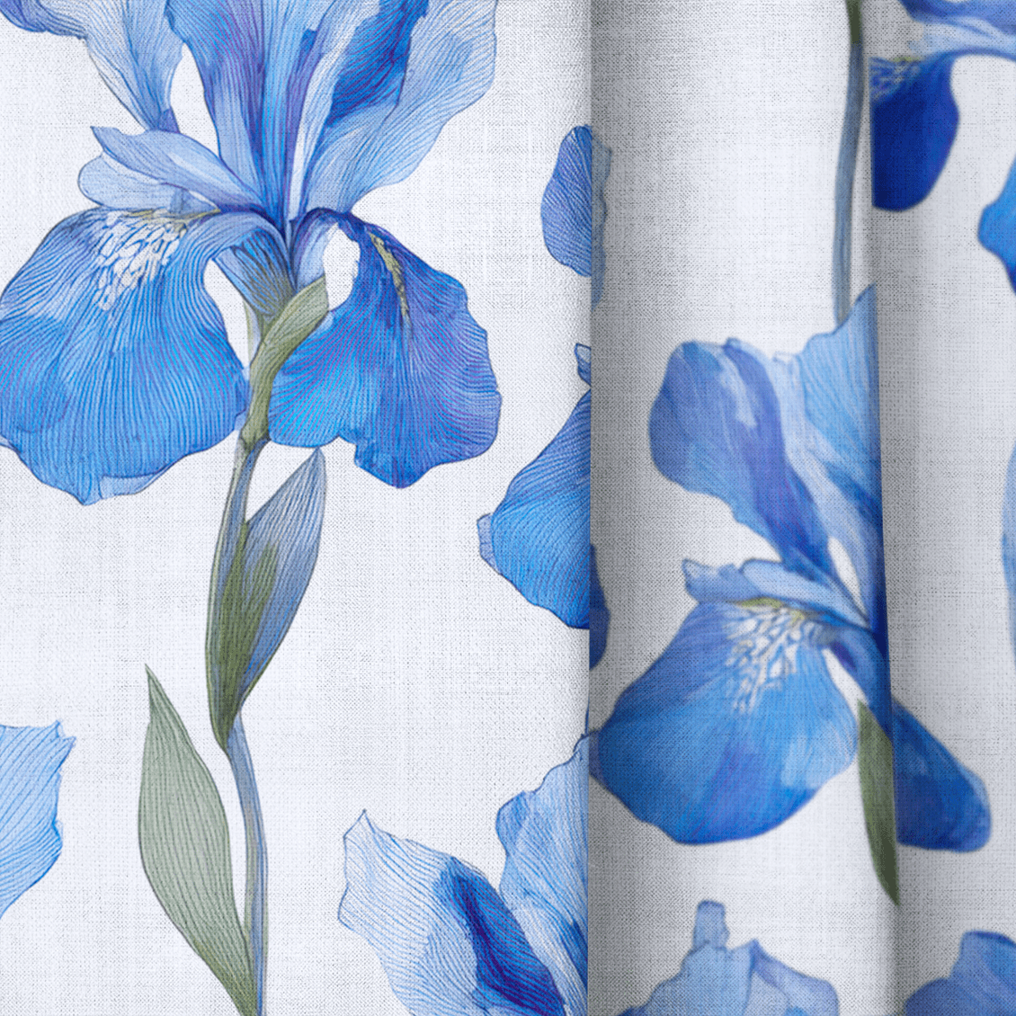 Dream Blue - Drapery - Lemon Park