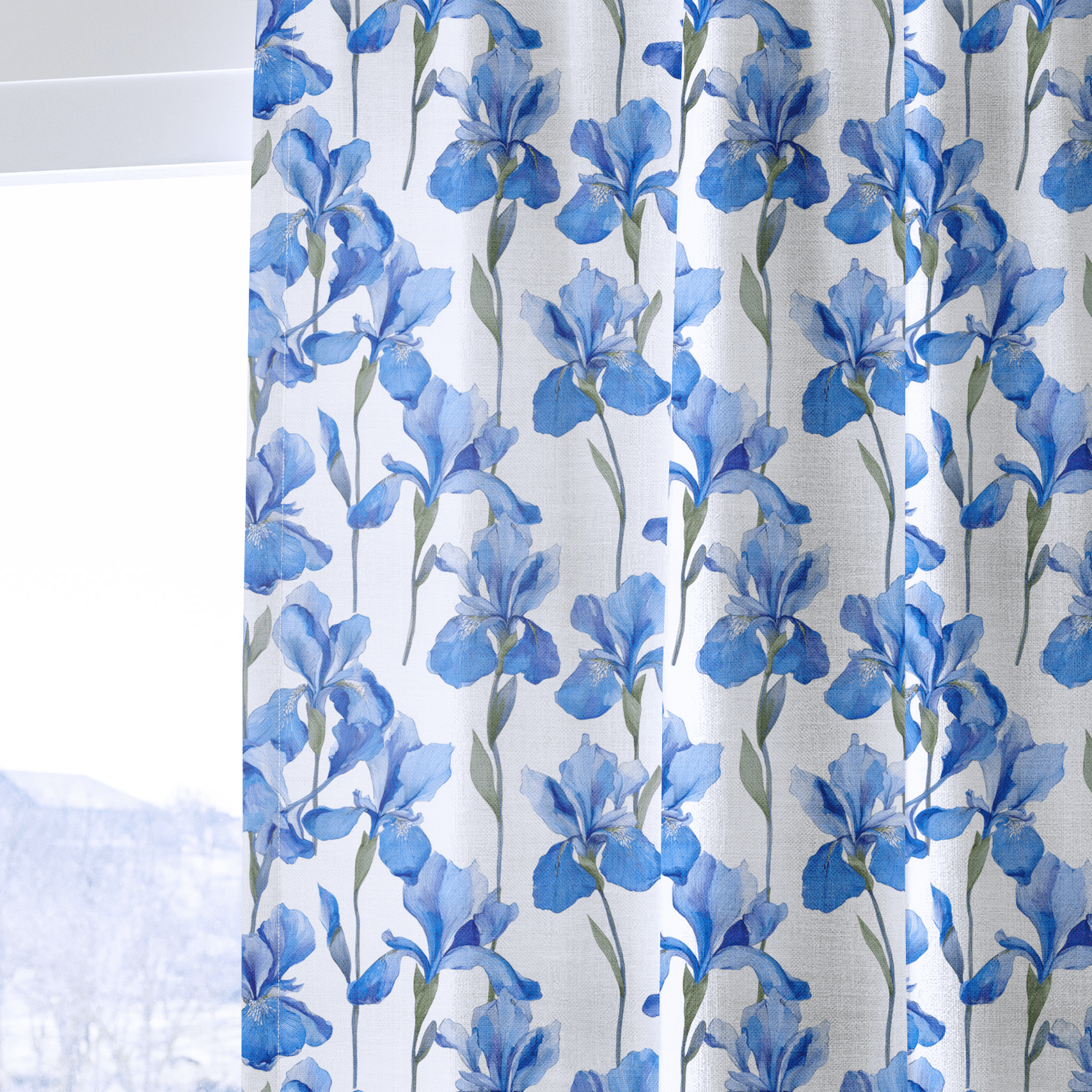 Dream Blue - Drapery - Lemon Park